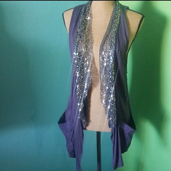Free People Jackets & Blazers - SEQUIN* Free People Light Weight Vest